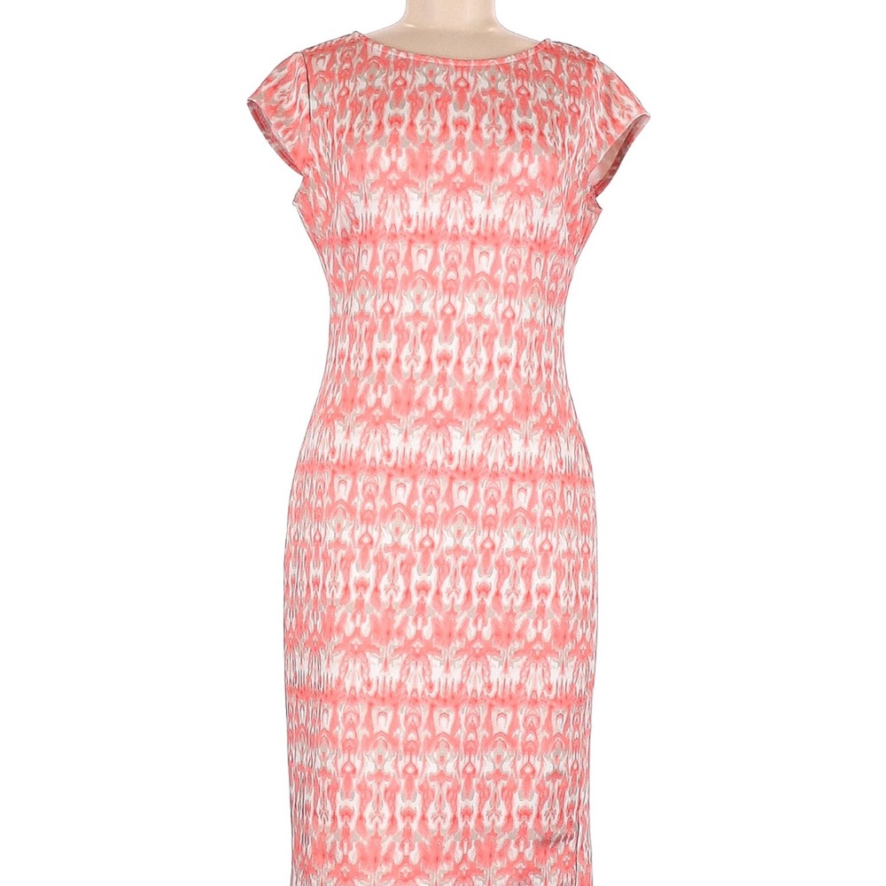 Beige by Eci Coral Patterned Dress
